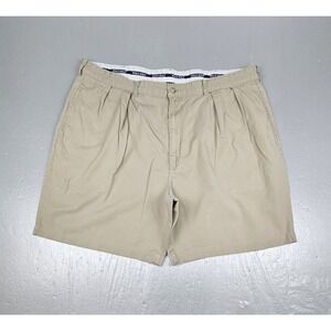 Vintage Polo Golf Ralph Lauren Short Mens 42 Pleated Fairway Khaki Chino Shield